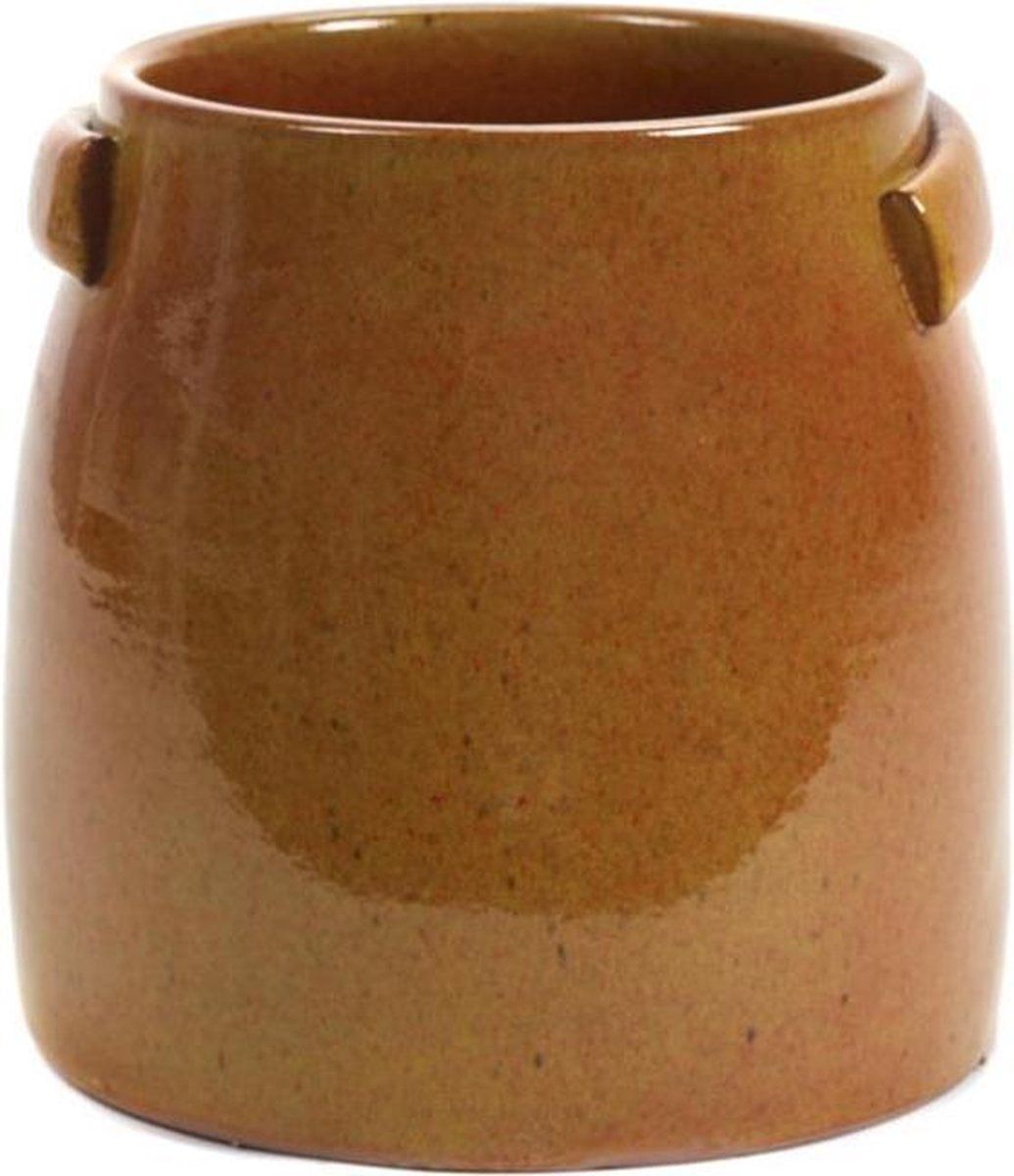 Serax Tabor Bloempot - Oranje - Ø25 cm - Aardewerk