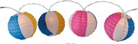 Party Lighting - Slinger - 10 lampjes - Gekleurd gestreept - 1W - Binnen