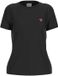 Guess Dames-T-shirt New Colette Zwart XS