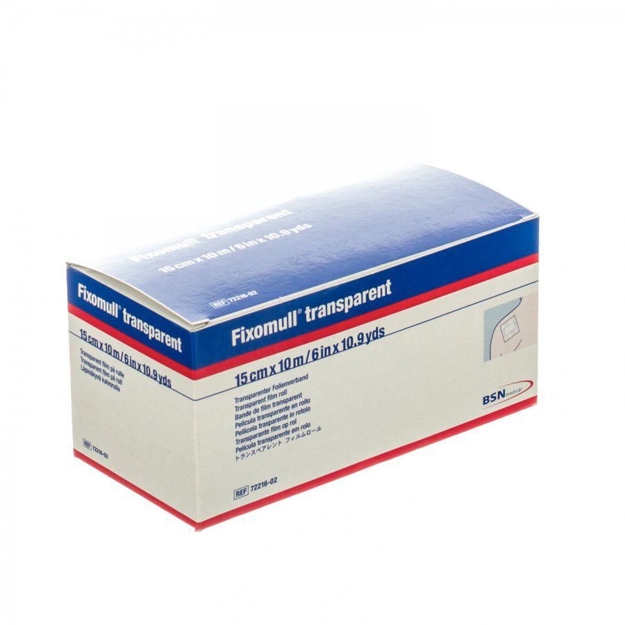 Fixomull Transparent 15 cm x 10 m - 1 stuk