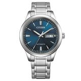 Citizen NY4058-79LC Horloge - Staal - Zilverkleurig - Blauwe Wijzerplaat - Ø 40 mm
