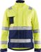 Blaklader Dames jack High Vis 4903-1811 - High Vis Geel/Marineblauw - S