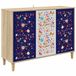 vidaXL Dressoir MAINZ Sonoma 102 x 33 x 75 cm Bewerkt hout