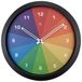 NeXtime nXt Joy – Kleurrijke Wandklok – 36 cm – Kunststof – Multicolor – Stil