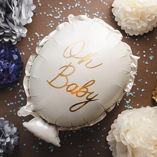 Party-Decoration Partydeco Folieballon Oh Baby (69 cm)