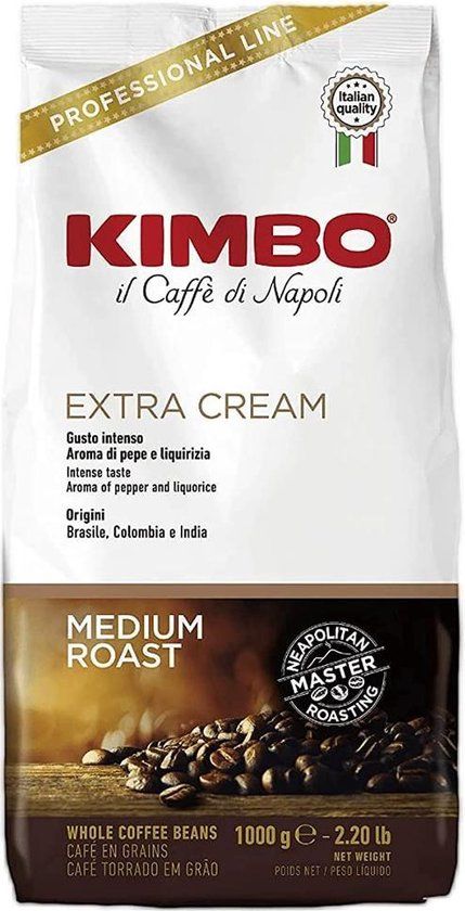 Kimbo Espresso Extra Cream - 1kg Koffiebonen