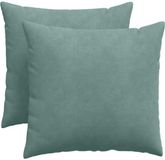 vidaXL Zitkussens 2 stuks Zeegroen 50 x 50 cm Corduroy stof