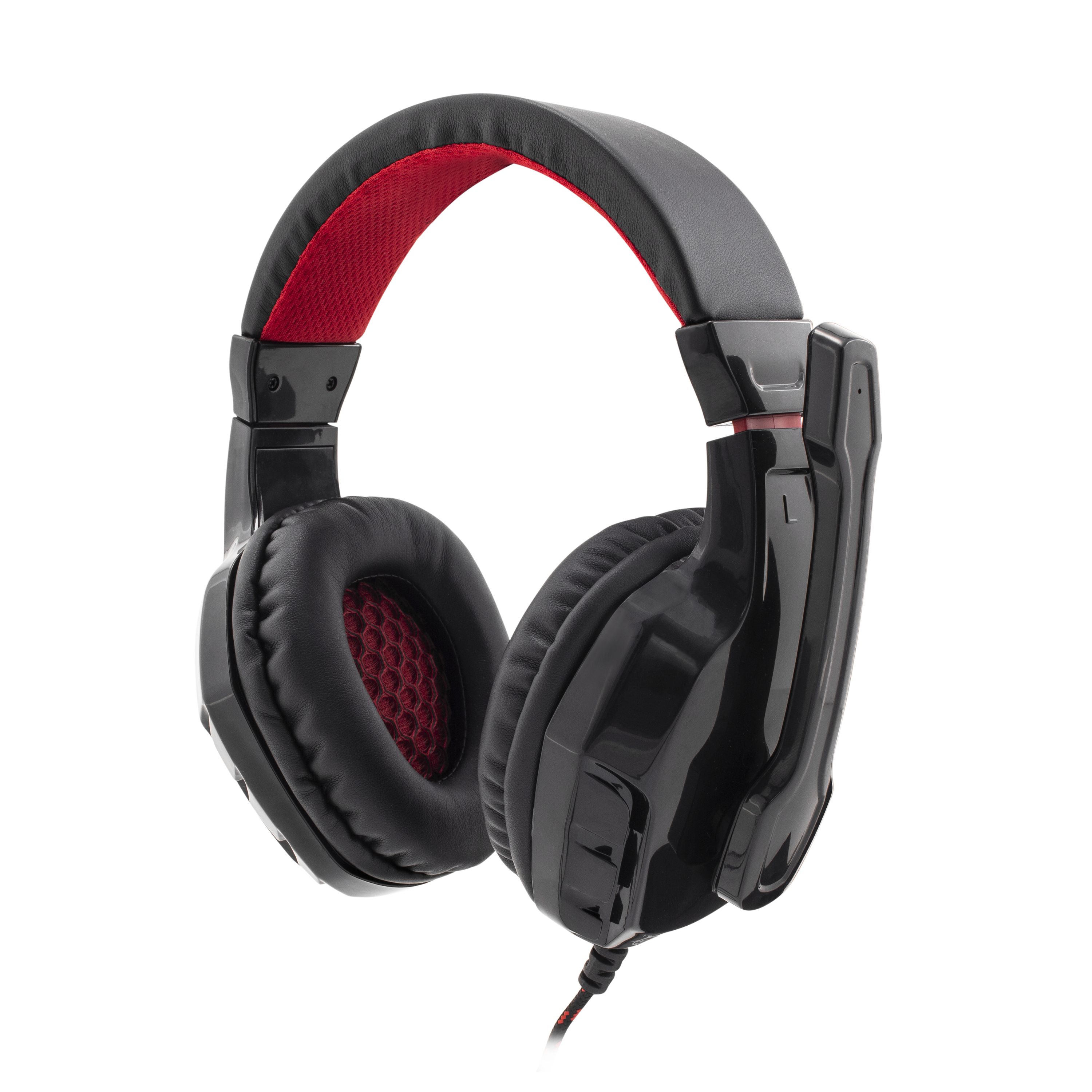 White Shark Panther Gaming Headset - Black/Red