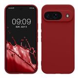 kwmobile telefoonhoesje geschikt voor Google Pixel 9 - Hoesje voor smartphone - Precisie camera uitsnede - In rabarber rood