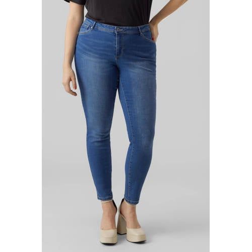 VERO MODA CURVE VMFANYA Skinny Jeans - Dark Blue Denim