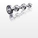 ToyJoy Scala 2.0 b.v. Diamond Star Beads Medium Silver Metal 2.70 cm