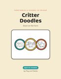 Critter Doodles - Down on the Farm: 21 Adorable Baby Farm Animals to Bring to Life with Colour