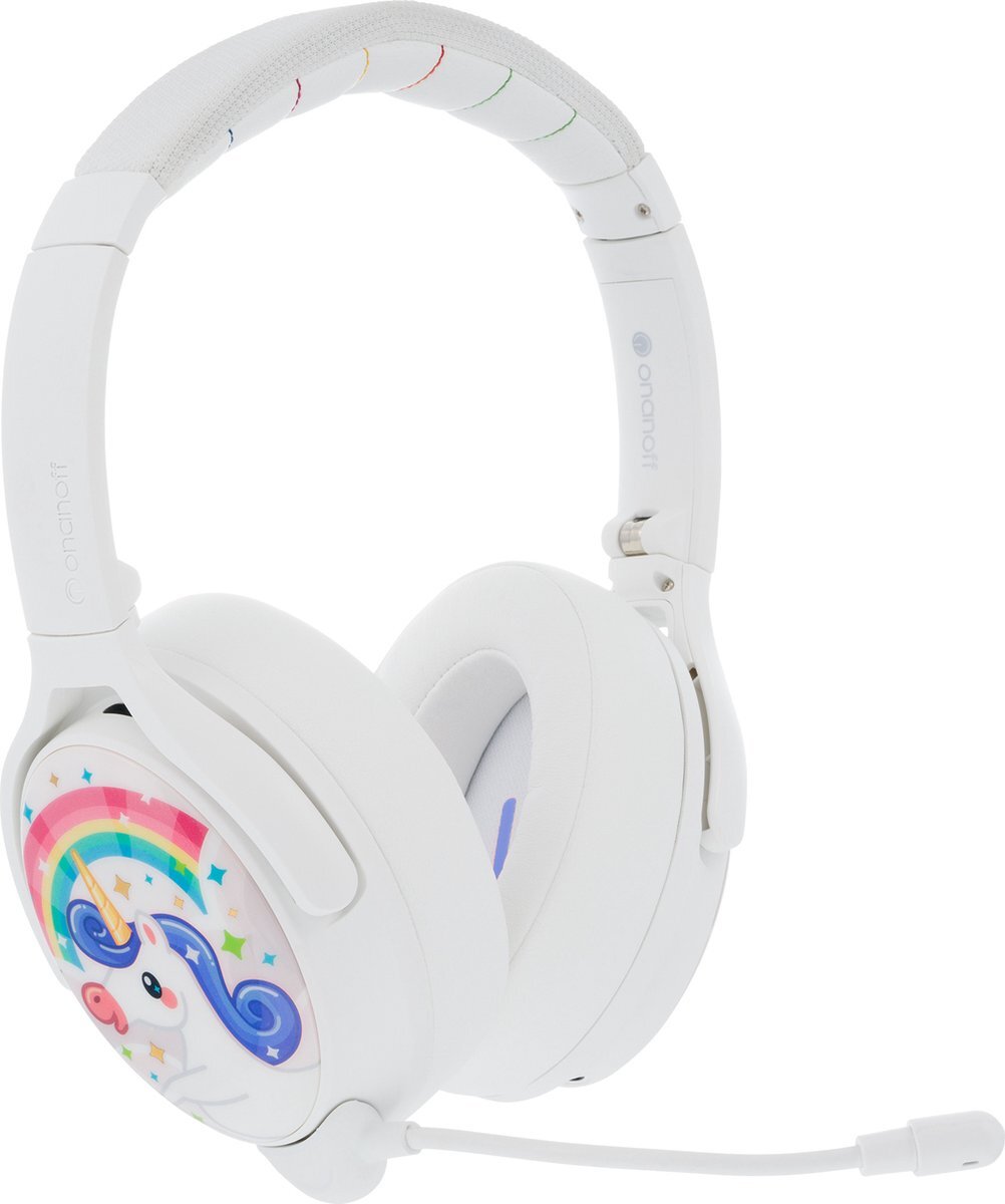 BuddyPhones Cosmos+ draadloze hoofdtelefoon voor kids - Wit