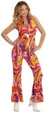 Widmann Groovy Geralda 70s Dames Jumpsuit Orchidee - L