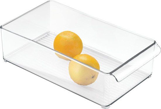 iDesign Fridge Binz Koelkast & Vriezer Organiser - Kunststof - Transparant