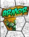 PopCross Studios Fantasy & Mech Armor Coloring Book