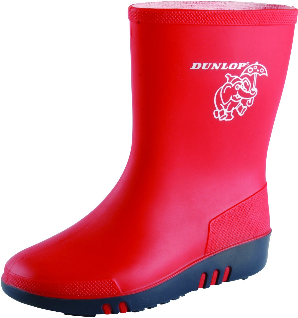 Dunlop Regenlaars Mini Rood Schoenmaat 25