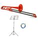 Jiggs pBone pack débutant trombone ténor en sib rouge