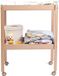 Merkloos Wan GmbH Verzorgingstafel - Luierstation Commode - Babyverzorging Thuis - Opbergruimte Met Lades - 53x72x86cm - Houtkleur