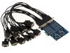 KALEA-INFORMATIQUE 16-port PCIe Serial RS422 RS485 Controller Card with EXAR XR17V358 Ports RS-422 RS-485 via DB9 Connector or Terminal Block