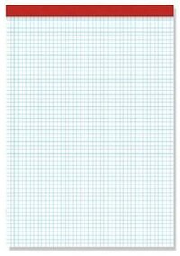 Pacsa Schrijfblok 4x4 - 80 Blad - 10 Stuks - Zonder Deksel