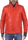 Peak Mountain Ski-jack Peak Mountain Capa Rood Mannen Dons Herfst/Winter Met capuchon