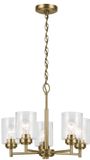 Kichler Suspension LED | 5X E27 Max 60W | Laiton naturel