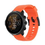 Strap-it siliconen bandje - oranje - Geschikt voor Suunto 7