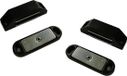 Bellatio Design Magneetsnapper - 12x - 6 x 1,6 cm - Bruin - Metaal