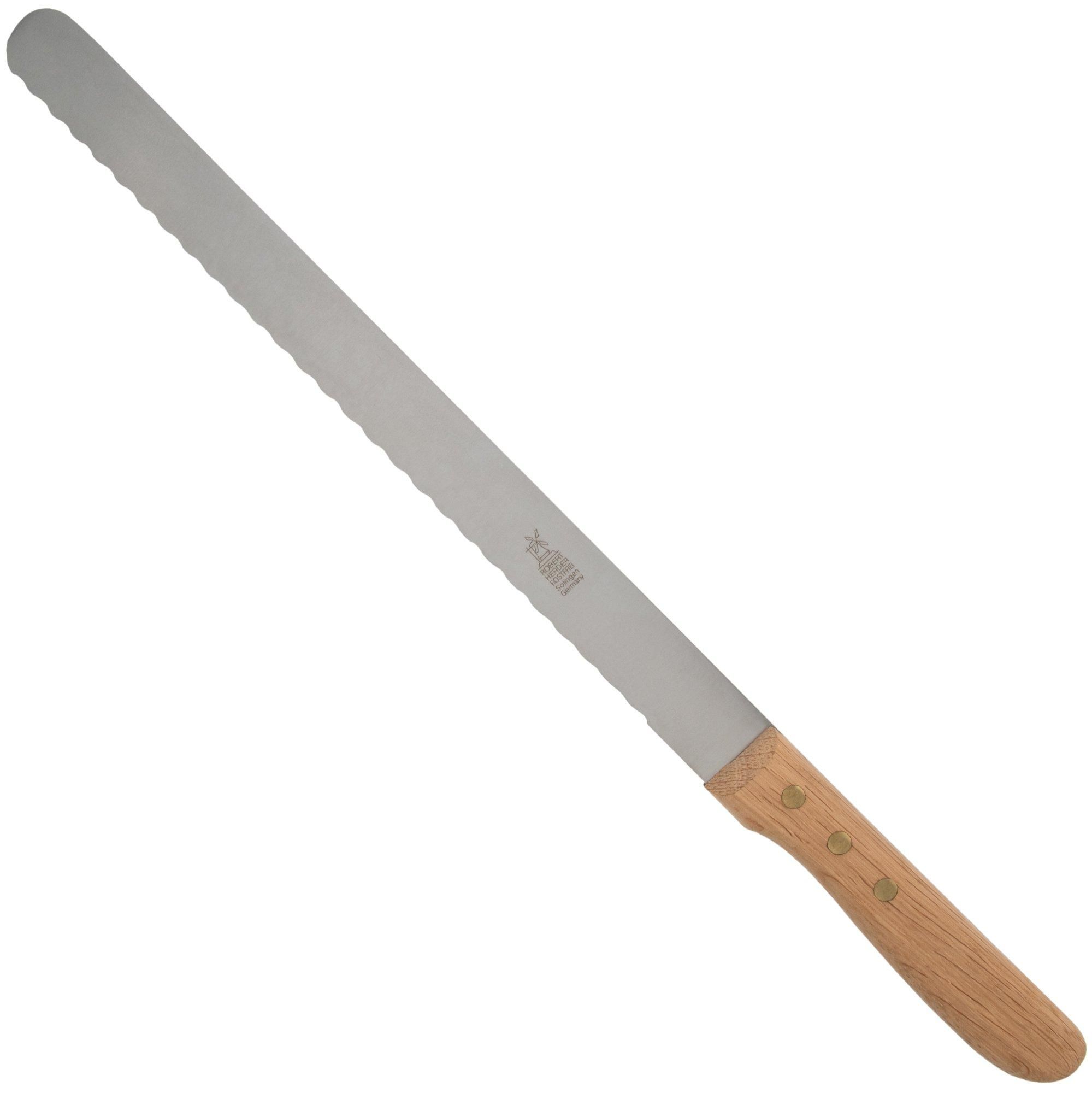 Robert Herder 1607120028 brood- en vleesmes 31.5 cm, eikenhout
