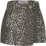 Vingino Daniela Leopard Meisjes Broek - Dark Grey Vintage