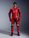 Alpinestars GP Plus V4 Sprint 1PC LTH Suit Rouge Fluo Mi-Rouge Blanc 3087 62