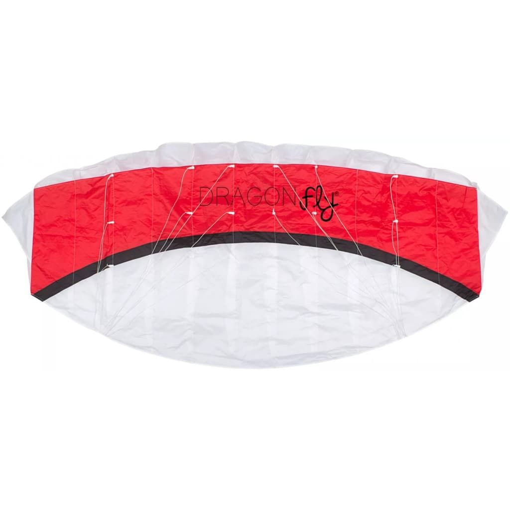 Dragonfly Parachute Kite Kona 160 Red/White 160 x 65 cm