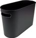 Wan GmbH Poubelle ovale - 22 litres - Noir - Plastique