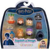 Jazwares Squish-A-Longs - 6 Figure Pack Harry Potter Style 1 W1