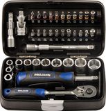 PROJAHN 1/4" mini dopsleutel & bitbox set / 38 st.