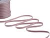 Furlanis - Dubbel satijnen lint, Italiaanse stof - antiek roze, 6 mm x 25 m