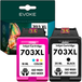 EVOKE HP Karkas Set Voor 703 Zwarte Kleur 1875 Pagina'S
