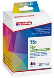 Edding EDD-701 Inktcartridge Compatibel met HP 912XL 3YL84AE Zwart, Cyaan, Magenta, Geel 4 Stuks