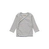 Noppies baby gestreepte longsleeve - blauw/ecru