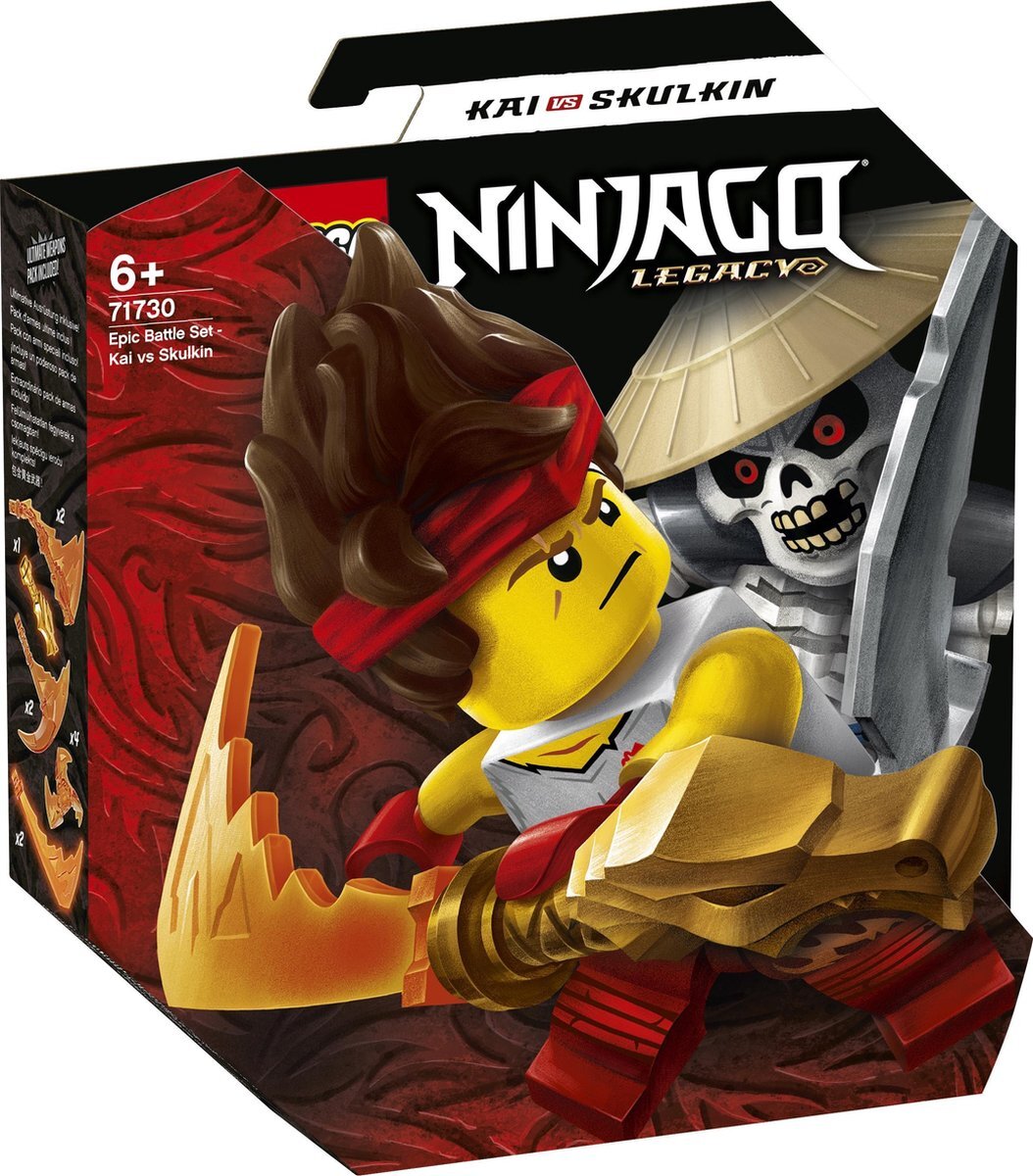 lego NINJAGO Epische Strijd Set Kai tegen Skulkin