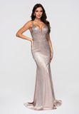 LARICA Jurk - Rits - Effen - Jurk Beige L