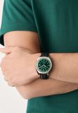 Aston Martin Ts2 Mechanisch Automatisch Horloge Zwart Kast Gemaakt Van 100% Roestvrij Staal En Een Armband Van 100% Leer 41 MTTS2S6033E