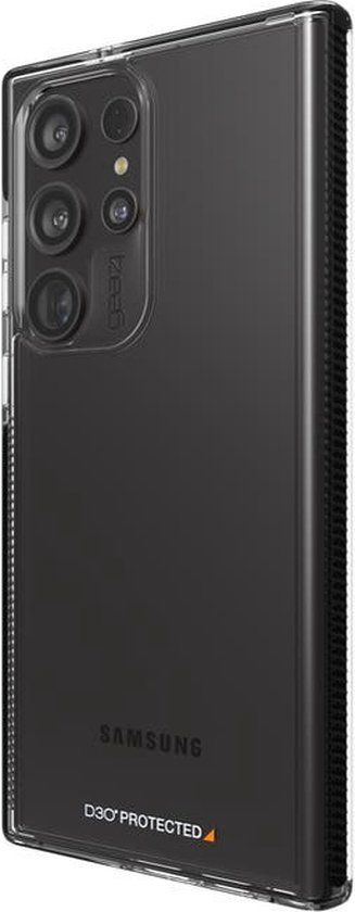 ZAGG Gear4 Santa Cruz D30 Backcover Hoesje - Geschikt voor Samsung Galaxy S23 Ultra - Zwart / Transparant