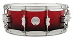 Pacific Drums Concept Maple Snare, 35,6 cm x 14 cm, rood naar zwart verloop gelakt