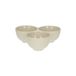 Plat de service, grès, beige, moucheté, Ø 20,5 cm