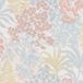 A.S. Création Livingwalls Travel Styles vliesbehang - wilde bloemenbehang in wit en blauw