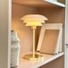 Dyberg Larsen DL20 Portable Table Lamp Opal/Brass