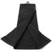 Serviette de golf trois plis - INESIS noir