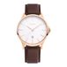 RELOJ Tayroc Classic Rose Gold Brown horloge - Bruin
